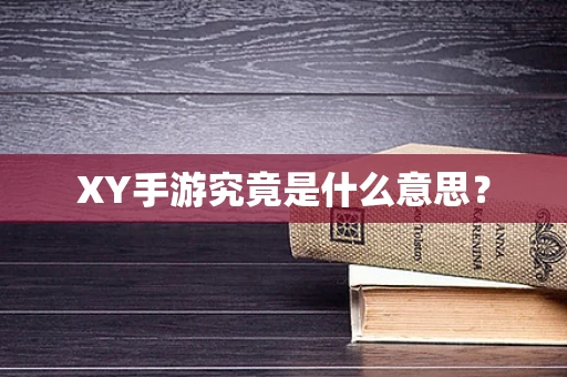 XY手游究竟是什么意思？