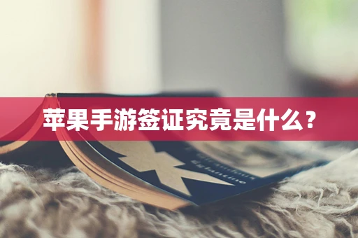 苹果手游签证究竟是什么？