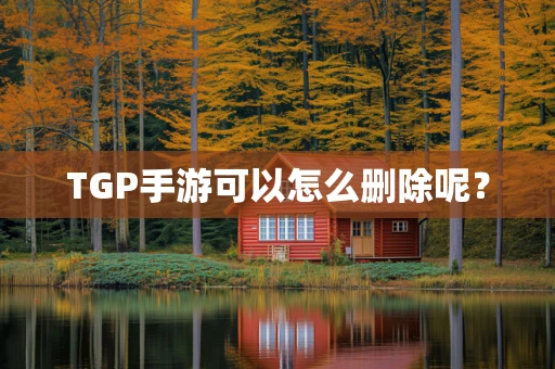 TGP手游可以怎么删除呢？