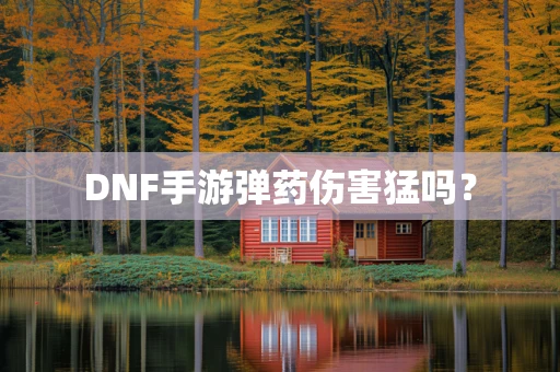DNF手游弹药伤害猛吗？
