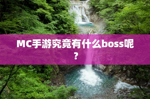 MC手游究竟有什么boss呢？