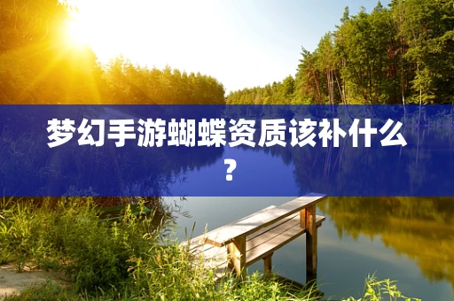 梦幻手游蝴蝶资质该补什么？