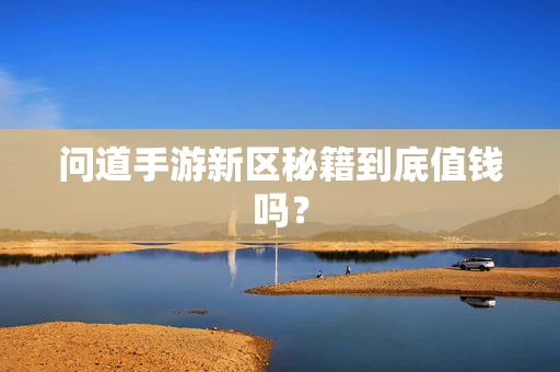 问道手游新区秘籍到底值钱吗？