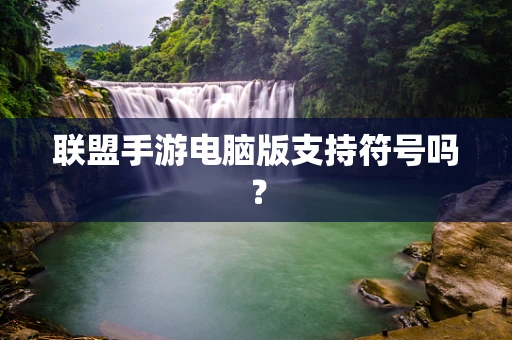 联盟手游电脑版支持符号吗？