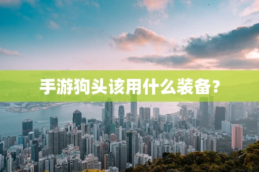 手游狗头该用什么装备？