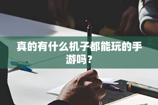 真的有什么机子都能玩的手游吗？