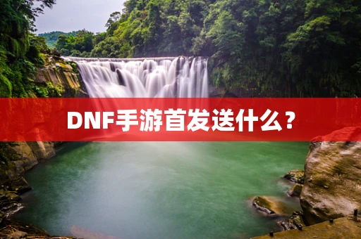 DNF手游首发送什么？