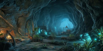 方舟手游矿洞可以建家吗？