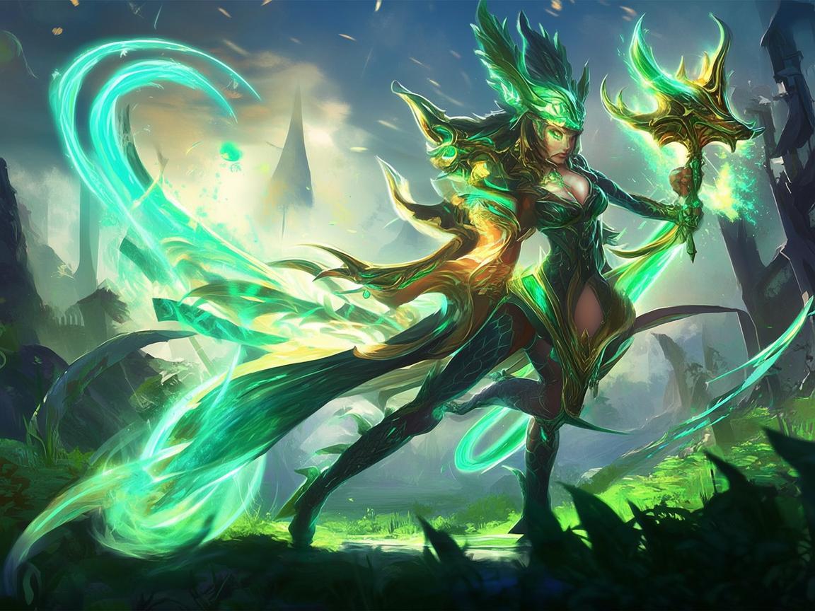 手游LOL龙女有什么技能？